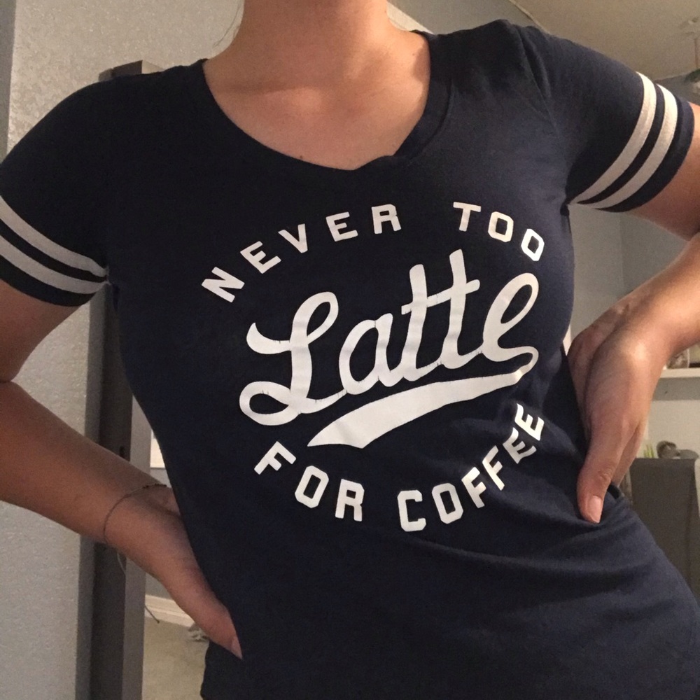 Dark Navy blue V-neck Hollister shirt